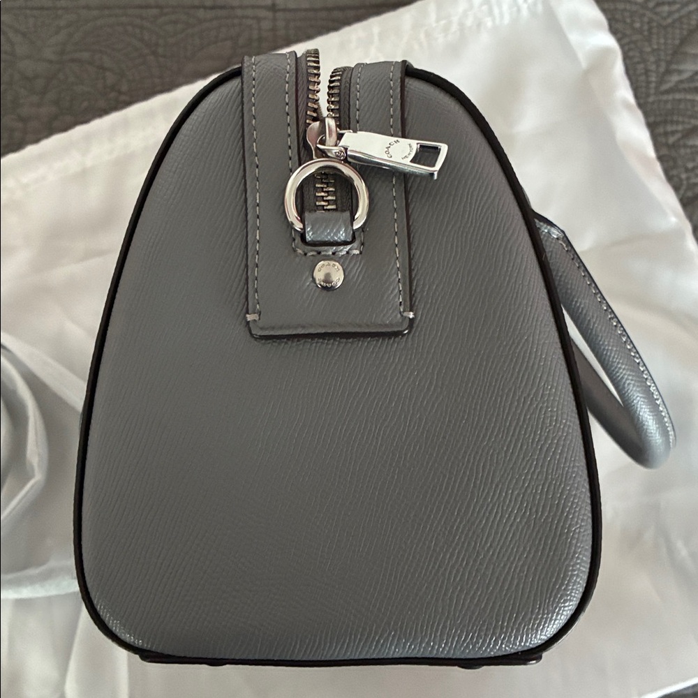 Coach Gray Satchel Bag w/dustbag - Picture 4 of 14
